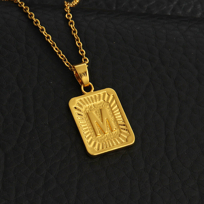 Cvija - Gold Letter Necklace's (A-Z)