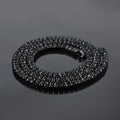 Ninica - Alloy Diamond Two Row Hip Hop Necklace