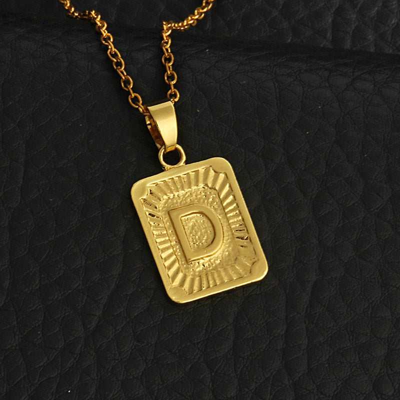 Cvija - Gold Letter Necklace's (A-Z)