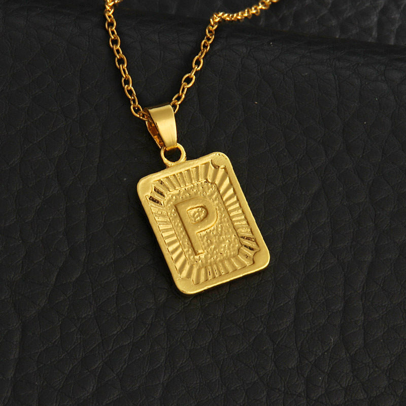 Cvija - Gold Letter Necklace's (A-Z)