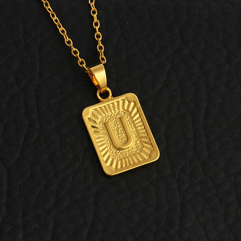Cvija - Gold Letter Necklace's (A-Z)