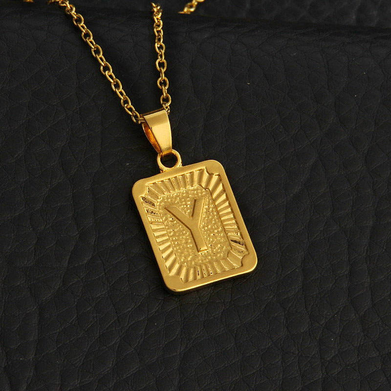 Cvija - Gold Letter Necklace's (A-Z)