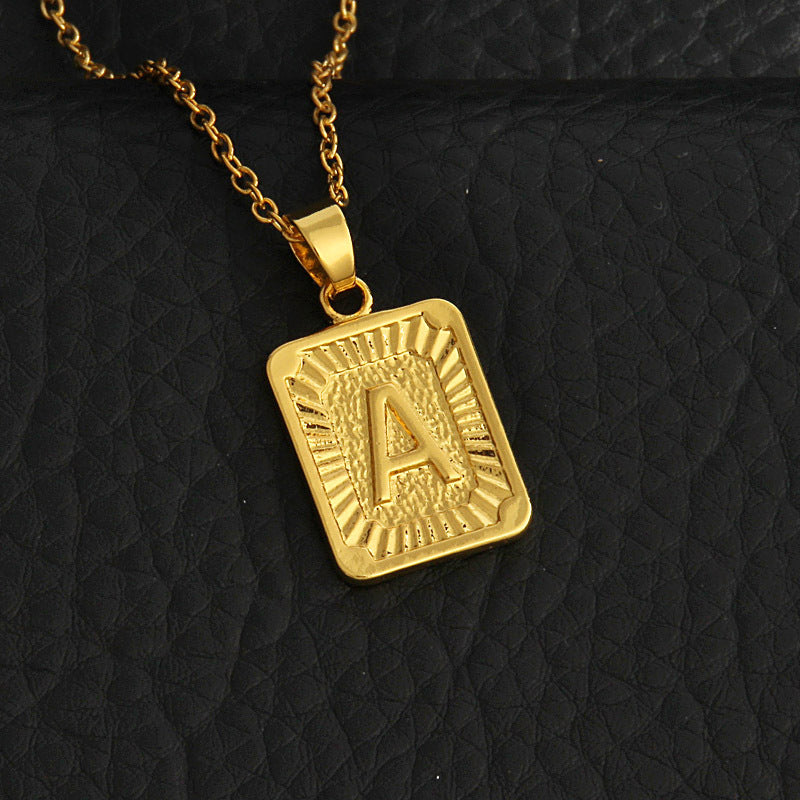 Cvija - Gold Letter Necklace's (A-Z)