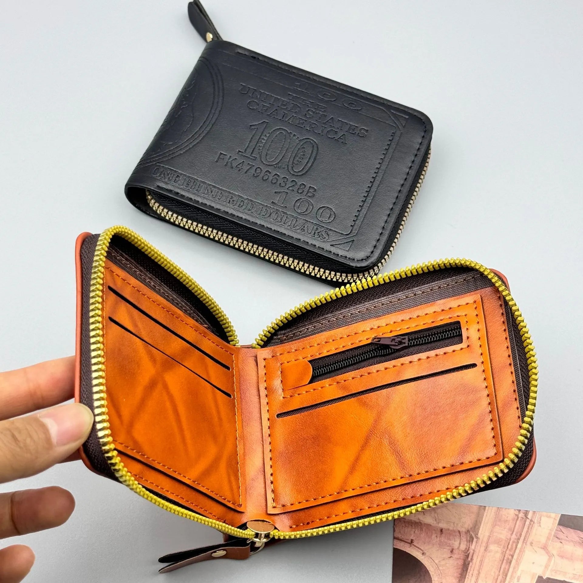 Burma - Personalized $100 Bill Men's Wallet