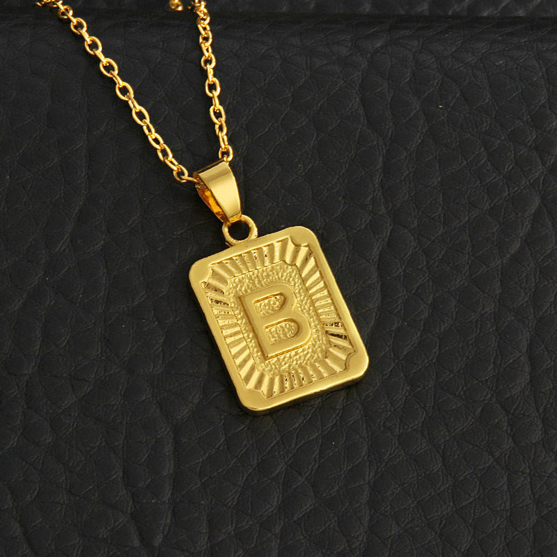 Cvija - Gold Letter Necklace's (A-Z)