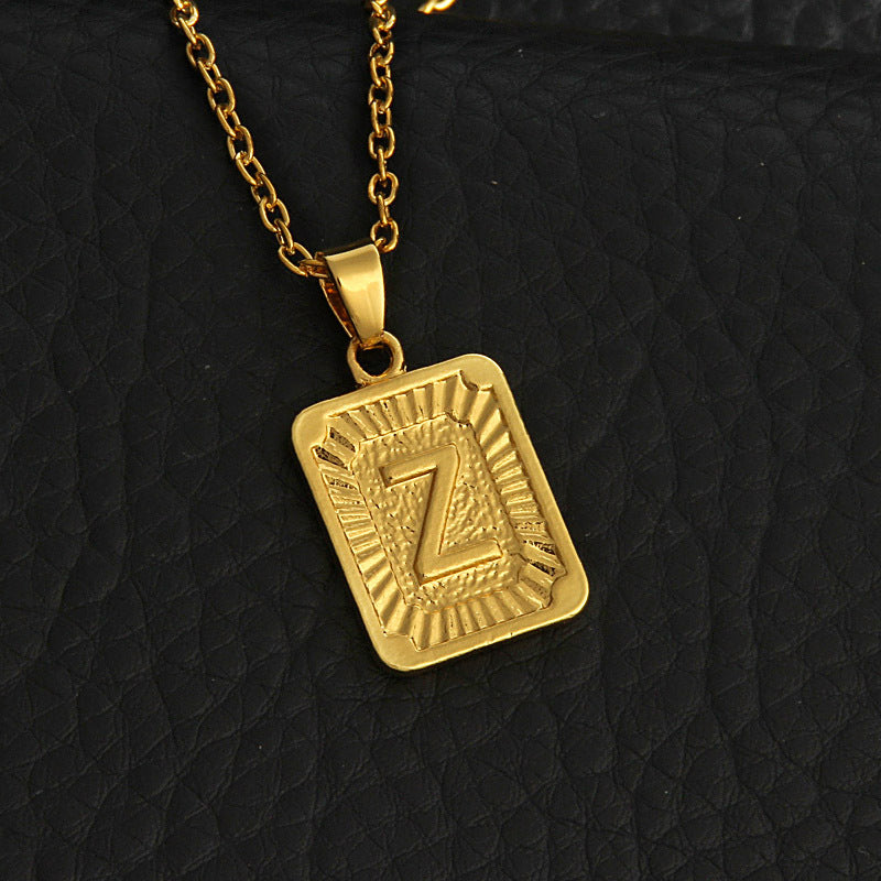 Cvija - Gold Letter Necklace's (A-Z)