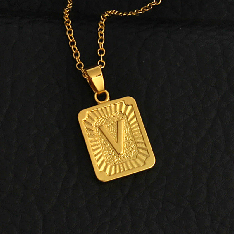 Cvija - Gold Letter Necklace's (A-Z)
