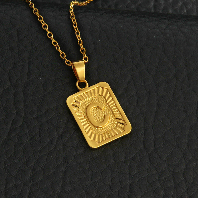 Cvija - Gold Letter Necklace's (A-Z)