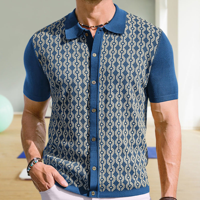 Danda - Men's Summer Short-Sleeved Cardigan
